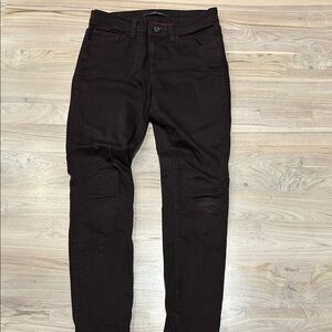J Brand women’s Dark Burgundy Slim Jeans